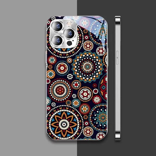 Traditionelle Vintage-Muster Hülle für iPhone