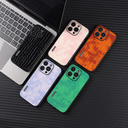 Imitation Krokodilmuster Hülle für iPhone