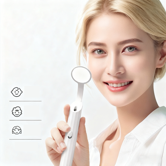 🦷 LED Mikrokristall Anti-Nebel Mundspiegel für Zahnuntersuchung zu Hause