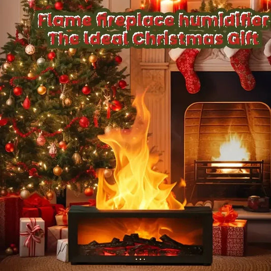 🔥 60 % RABATT – LETZTER TAG! 💦 Luftbefeuchter mit Kaminfeuer-Effekt – 7 LED-Farben und Fernbedienung, beruhigende Atmosphäre für Zuhause/Büro 🌙📦