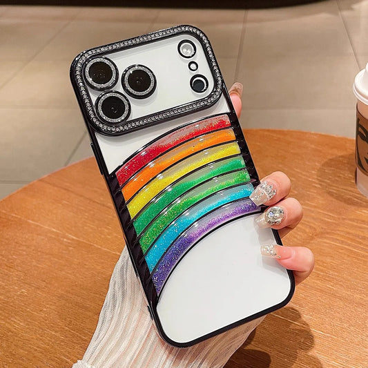 Regenbogen-Treibsand Hülle für iPhone🎁20% Rabatt auf das Zweite✈️2 oder mehr: kostenloser Versand