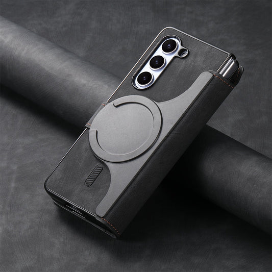 Geteilte magnetische Brieftaschen Hülle für Samsung Fold-Serie