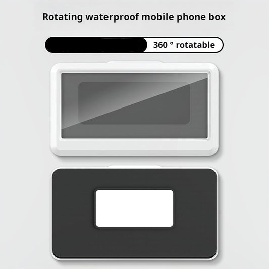 Wasserdichte und beschlagfreie Handyhülle, geeignet für den Einsatz in Badezimmern und Küchen, kein Bohren erforderlich.