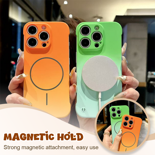 Magnetische Gradienten mit Halbumhüllung Hülle für iPhone