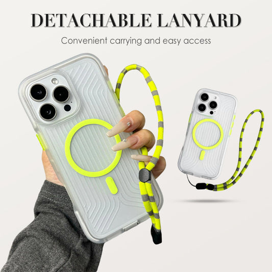 Leuchtendes magnetisches Lanyard-iPhone-Case