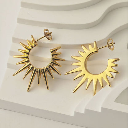 Sonnenglanz Ohrringe & Halskette Set | Strahlend Elegant & Vielseitig ✨