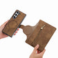Geteilte magnetische Brieftaschen Hülle für Samsung Fold-Serie