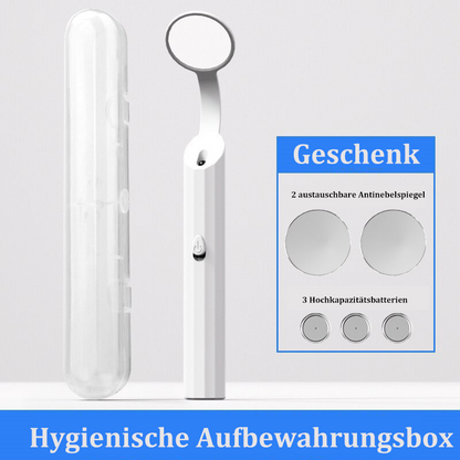 🦷 LED Mikrokristall Anti-Nebel Mundspiegel für Zahnuntersuchung zu Hause
