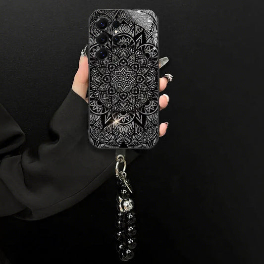 🎁Handyhänger kostenlos verschenken🌟Dark Mandala Totem Hülle für Samsung S-Series🎁20% Rabatt auf das Zweite✈️2 oder mehr: kostenloser Versand