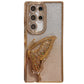 Glitzer Schmetterling  Hülle für Samsung S-Serie