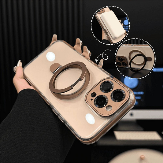 Anti-Kollision Airbag Lünette Metall Folding Stand Hülle für iPhone