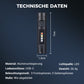 Multifunktionale Mini-Taschenlampe aus Aluminiumlegierung