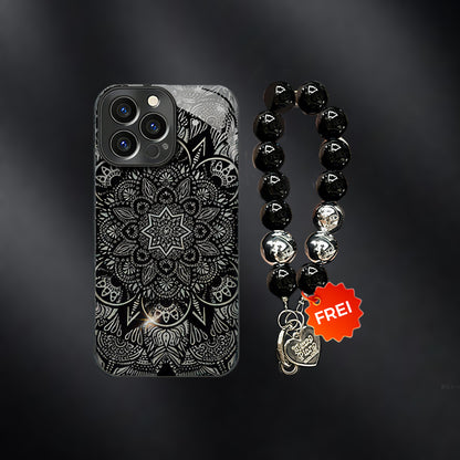 Dark Mandala Totem Hülle für iPhone🎁20% Rabatt auf das Zweite✈️2 oder mehr: kostenloser Versand