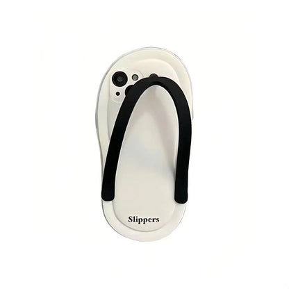 Weiße Flip-Flops Hülle für iPhone