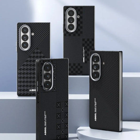 6D-Mikrorelief - Magnetfunktion Hülle  für Samsung Fold-Serie