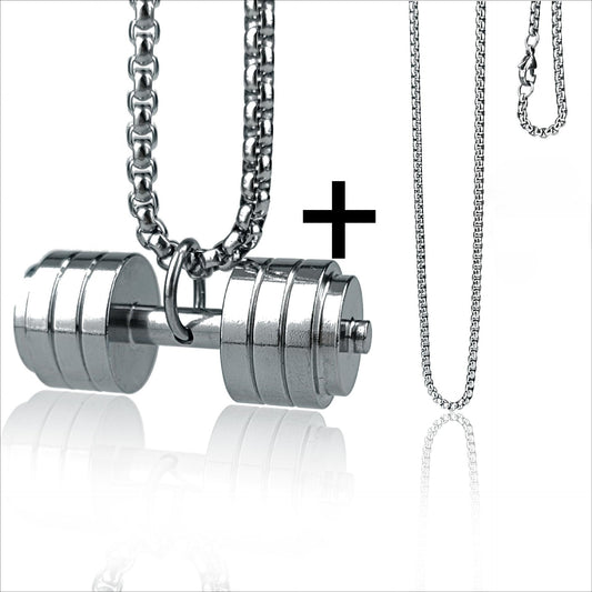 Hantel-förmige Halskette🏋️