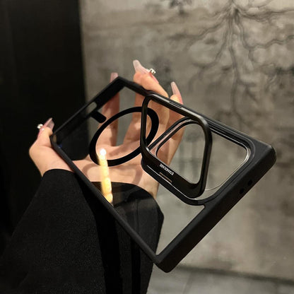 Transparente magnetische Halterung Hülle für Samsung S-Serie