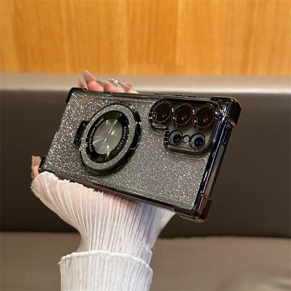 Glitter Stand Hülle für Samsung S-Serie