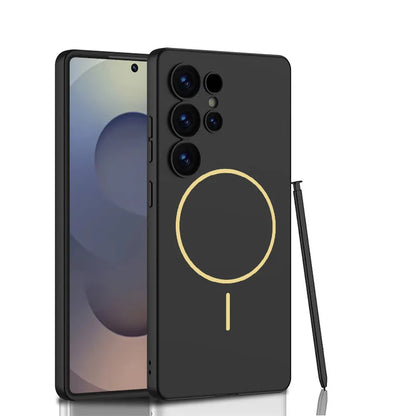 360°-Schutzkante - Stoßfest - Premium Flüssigsilikon Hülle für Samsung S-Serie S25Ultra