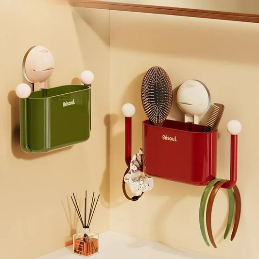 Badezimmer Aufbewahrungsregal mit Saugnäpfen -Kein Bohren erforderlich✅️