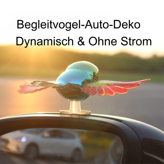 🐦 Begleitvogel-Auto-Deko | Dynamisch & Ohne Strom! 🚗💨
