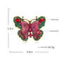 ✨ Retro Kristall Schmetterling Brosche – Elegant & Zeitlos ✨