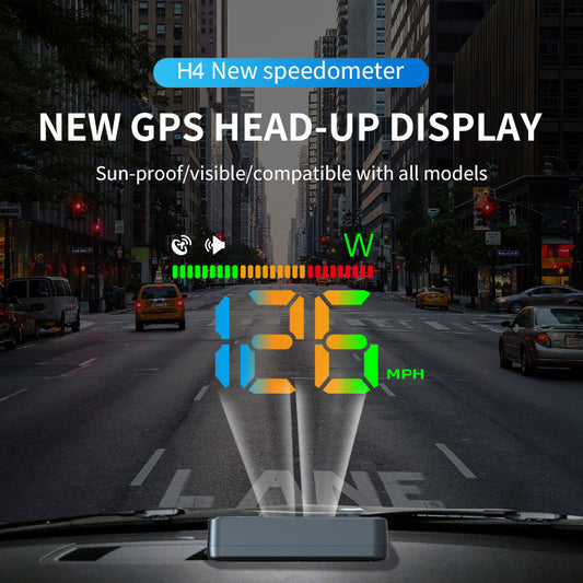 Premium HUD-Fahrzeugsichtanzeige | Geschwindigkeitsbegrenzung | überprüfen Sicher fahren✈️Kostenloser Versand