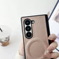 Luxuriöses Premium-Leder Magnetische Hülle für Samsung Fold-Serie