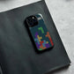 Pixeliertes Tetris Glas Hülle für iPhone
