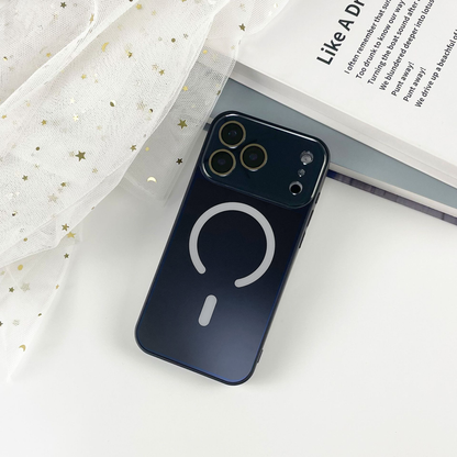 Milchglas Großes Fenster Magnetische Hülle für iPhone