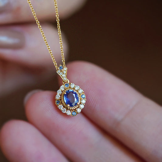 Saphir-Anhänger – Dein Stück Ewigkeit💫