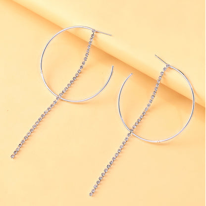 💫 Kreisförmige Ohrringe mit Fransen - Eleganz in Bewegung! 💫