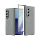 Magnetischer Scharnierschutz und Displayschutzfolie Handyhülle für Samsung Fold-Serie