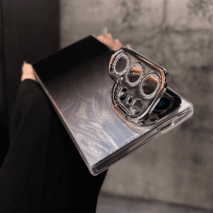 prismatischem Farbverlauf und Ständerfunktion Hülle für Samsung S-Serie