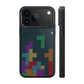 Pixeliertes Tetris Glas Hülle für iPhone