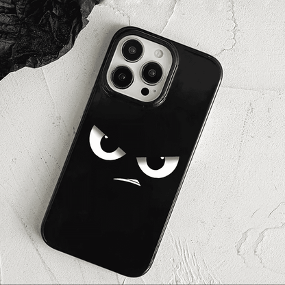 Schwarz Zornig Hülle für iPhone