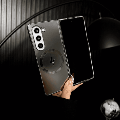 Galvanisierte, mattierte, magnetische Hülle für Samsung Fold-Serie