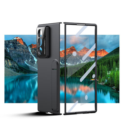 mit Bildschirmfolie und Halterung  Hülle für Samsung Fold-Serie