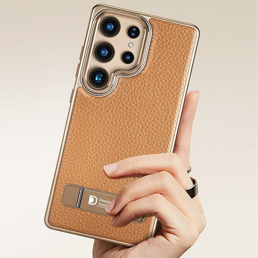 Handgemachte Leder-Halterung Hülle für Samsung S-Serie