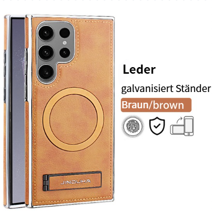 Leder galvanisiert Ständer Hülle  für Samsung S-Serie