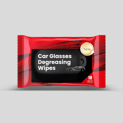 🚗Mehr kaufen, mehr sparen ✨ 2025 Verbesserte Autoglas-Ölfilm-Entfernungstücher - Beseitigt Sofort Fett und Schmutz für Kristallklare Sicht 🌟🧼