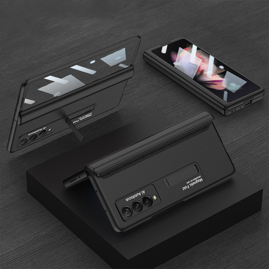 ✈️kostenloser Versand✈️2-in-1-Magnethülle mit gehärtetem Glas für Samsung Fold-Serie