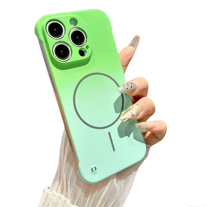 Magnetische Gradienten mit Halbumhüllung Hülle für iPhone