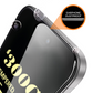 HD-Anti-Spy Displayschutz aus gehärtetem Glas für iPhone