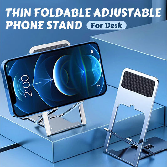 Dünner, faltbarer, verstellbarer Handyhalter für den Schreibtisch