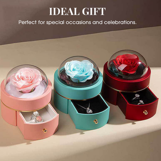 🌟Die ultimative Überraschungsgeschenkbox🎁Ewige Rosen-Schmuckkästchen