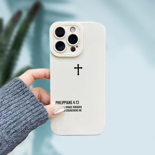 Matte Cross Pattern Hülle für iPhone