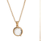 Retro-Chic-Medaillon-Anhänger-Halskette