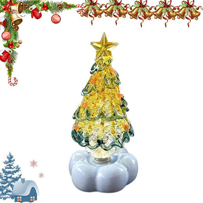 Handgefertigte drehbare Weihnachtsbaumkugeln aus Glas
