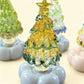 Handgefertigte drehbare Weihnachtsbaumkugeln aus Glas